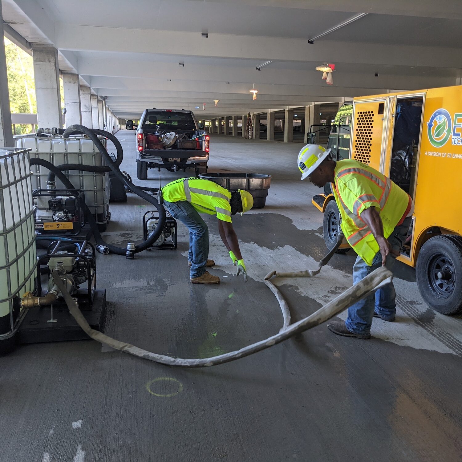 Ride-On Water Reclamation Unit